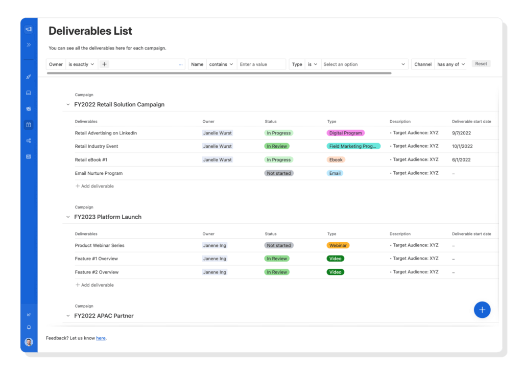 Airtable List View