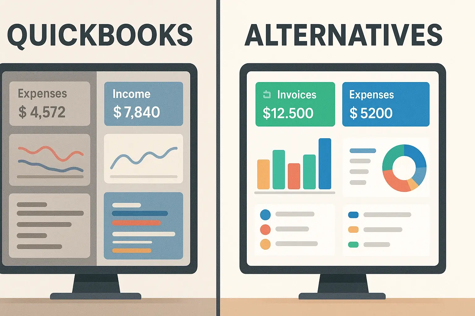 QuickBooks alternatives accounting software