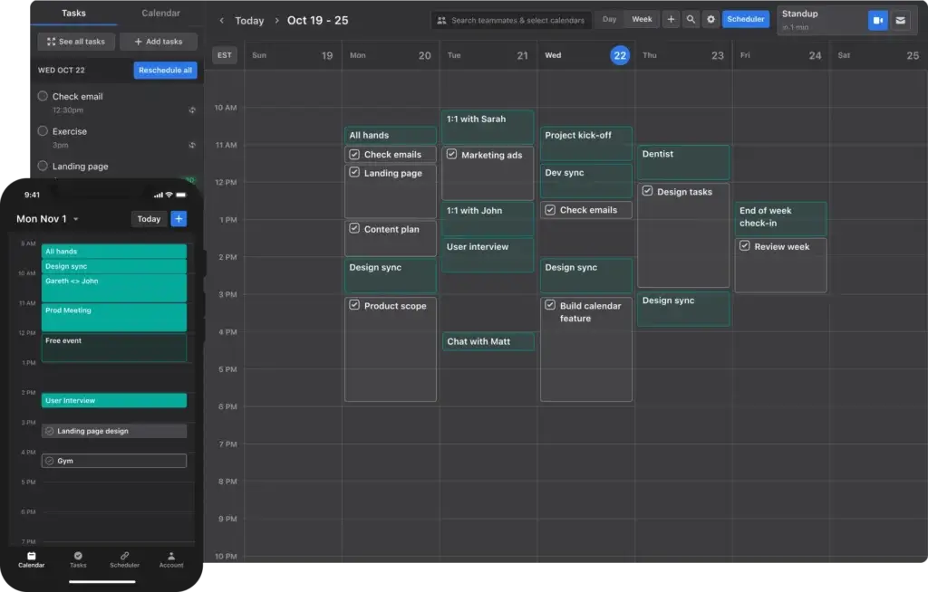 Motion’s AI-powered calendar and task scheduler