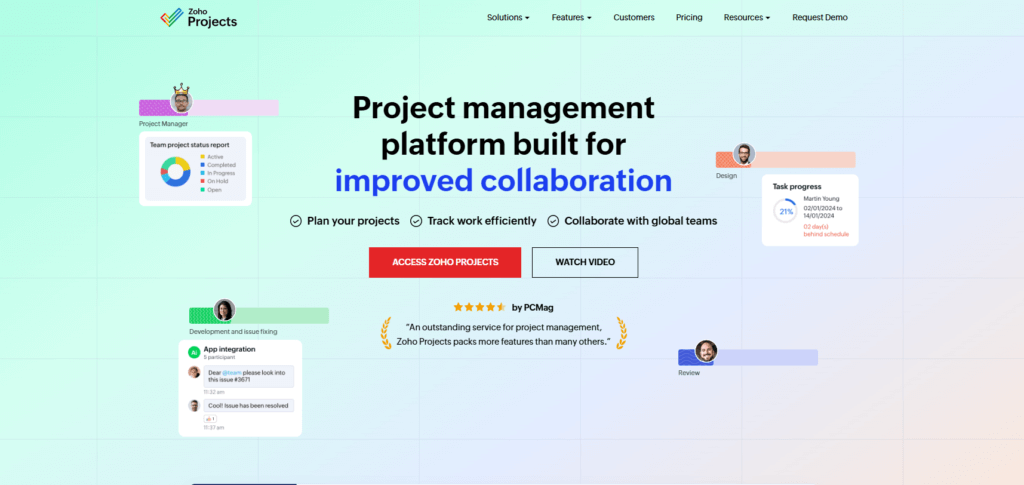 Zoho projects