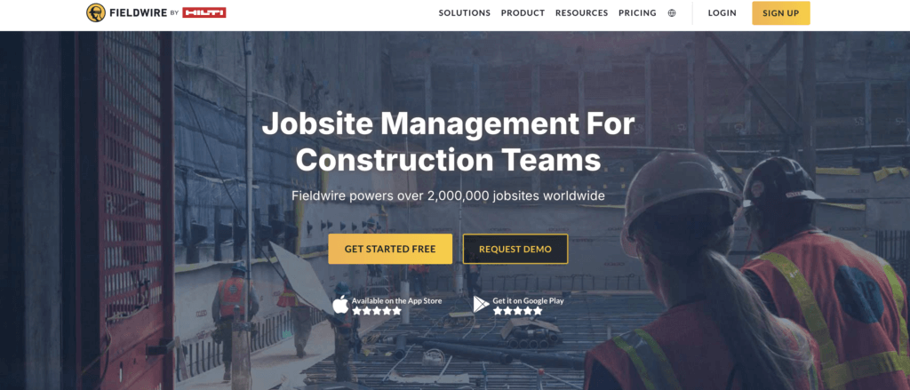 Fieldwire construction management