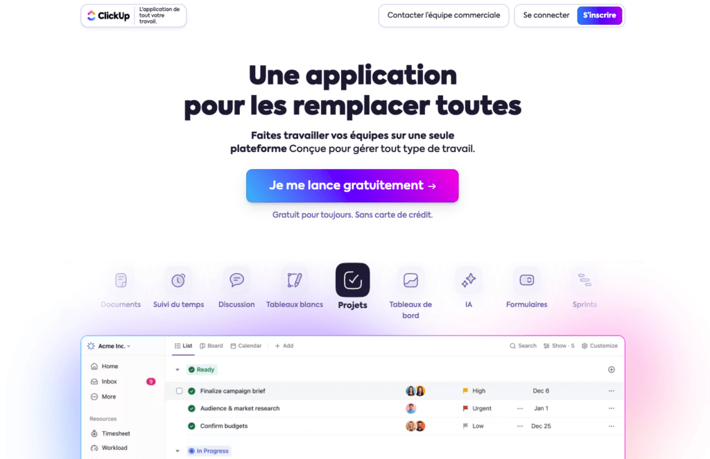 Clickup - French