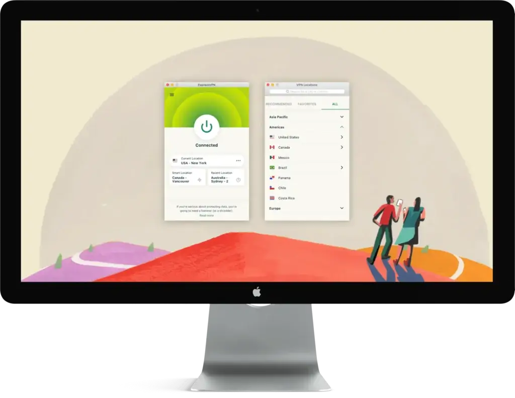 screenshots mac expressvpn