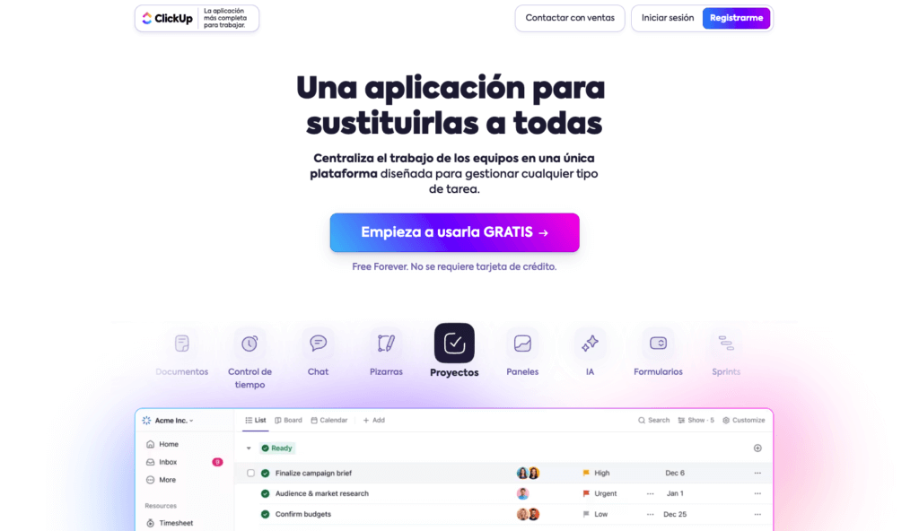 Clickup - Spanish