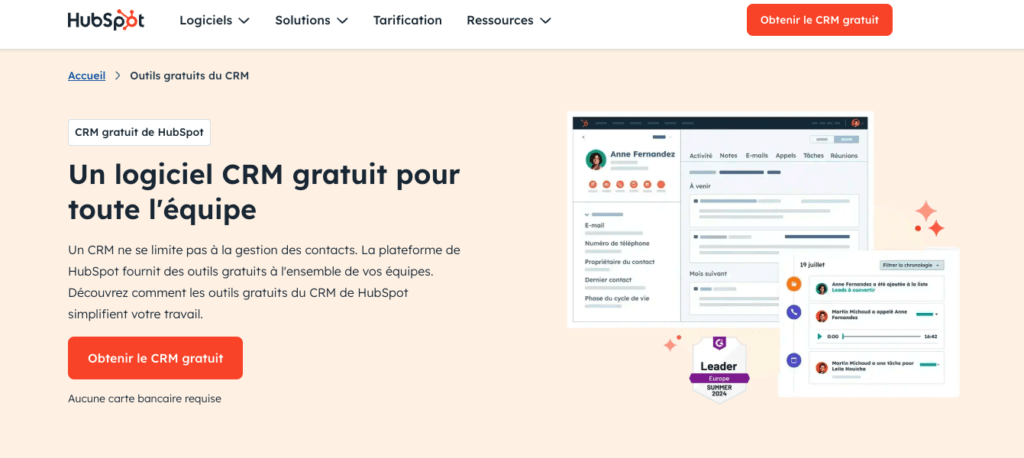 Hubspot CRM - French