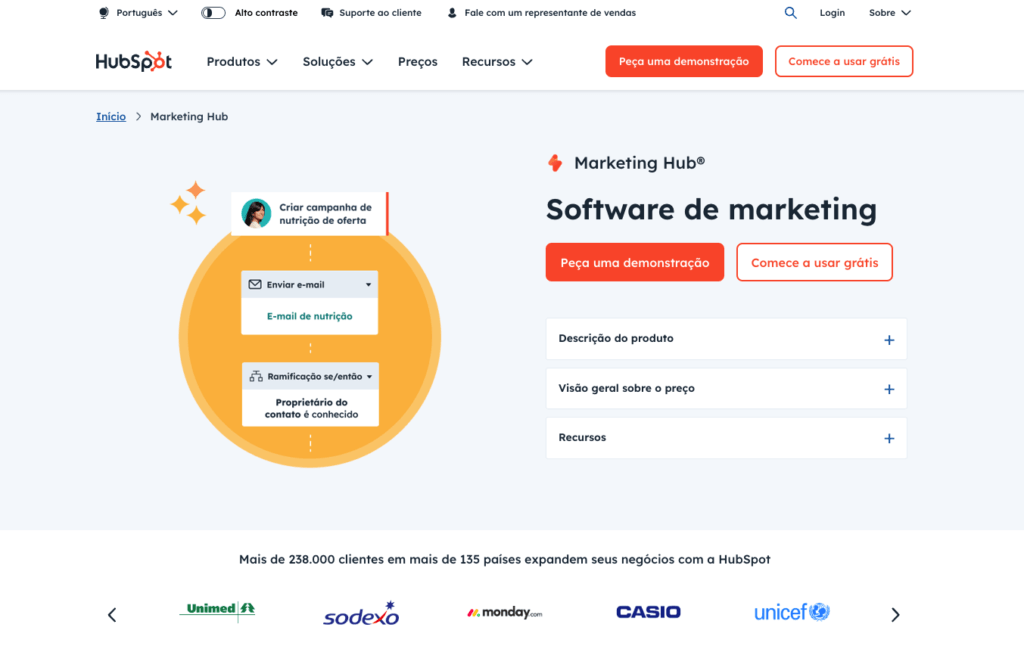 Hubspot Marketing - Portoguese