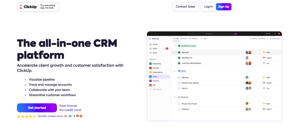 Clickup CRM