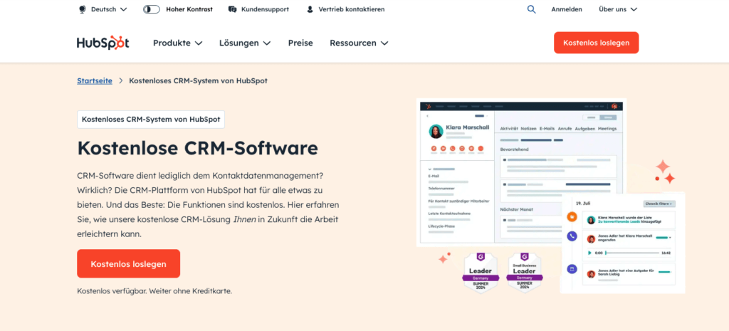 Hubspot CRM - German