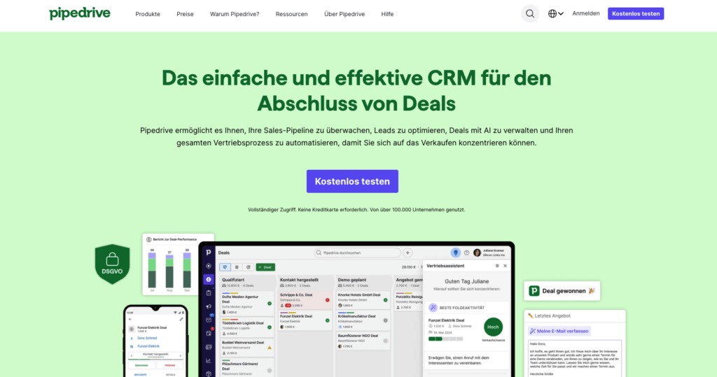 Pipedrive - German