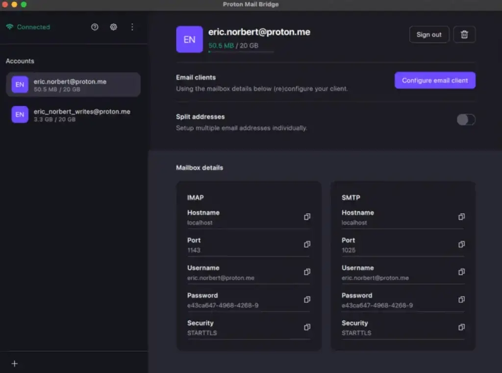 ProtonMail product
