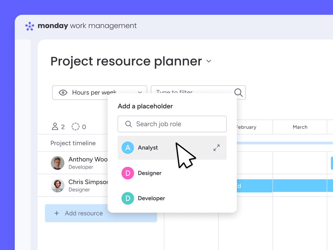 monday.com for resource management