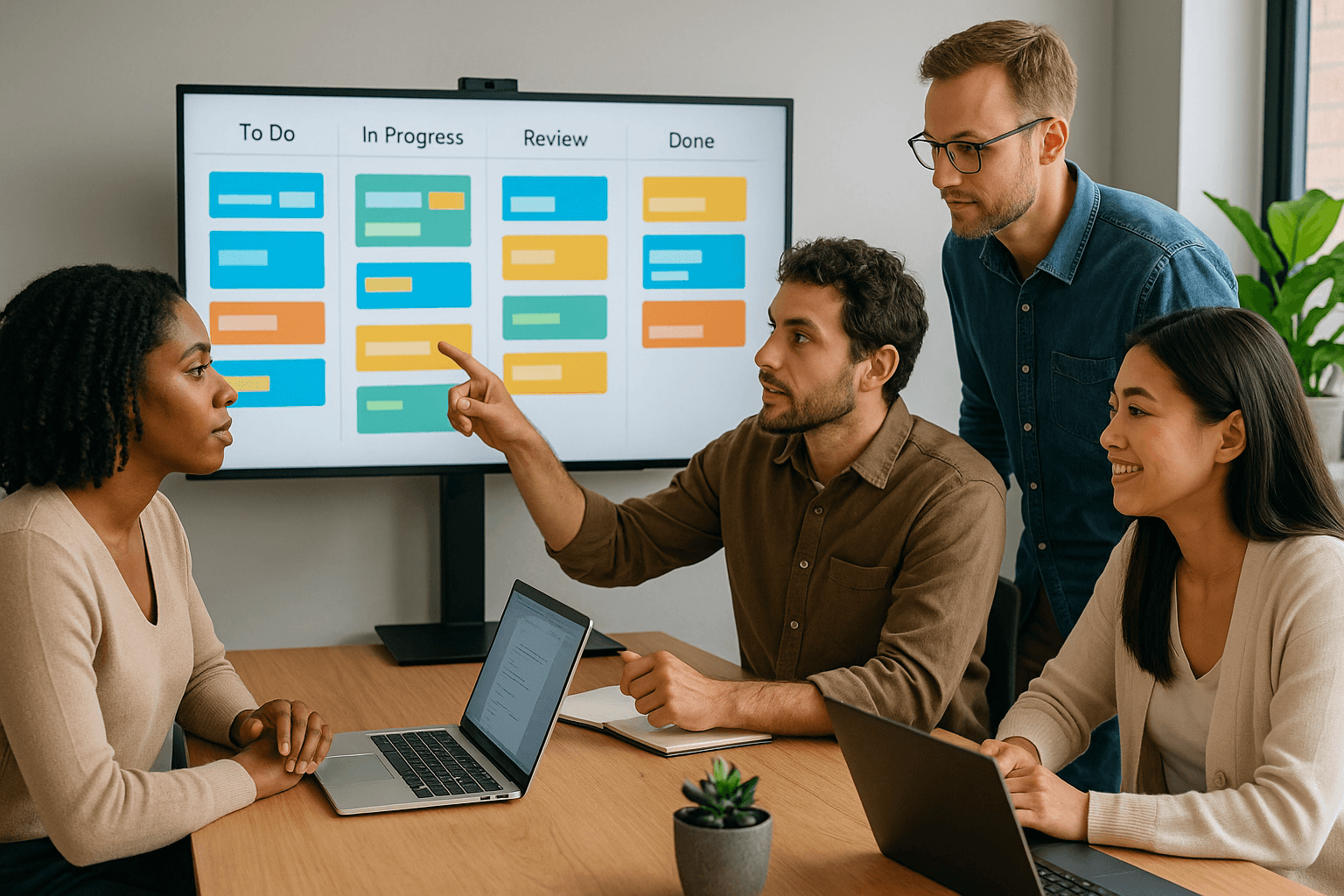 real-time workflow management using Kanban tools