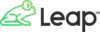 Leap software logo with frog icon