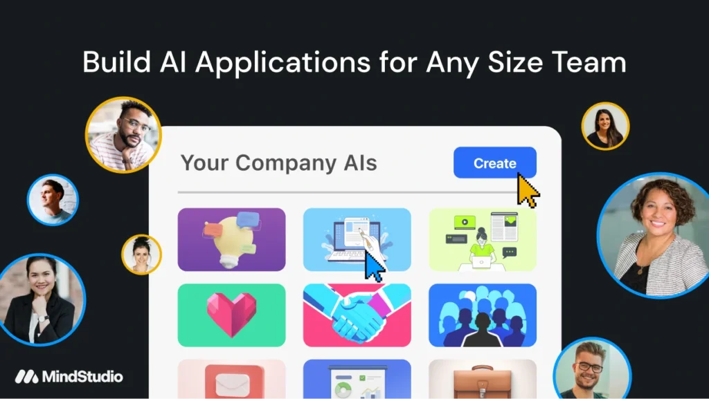 MindStudio interface for building AI applications for teams of any size