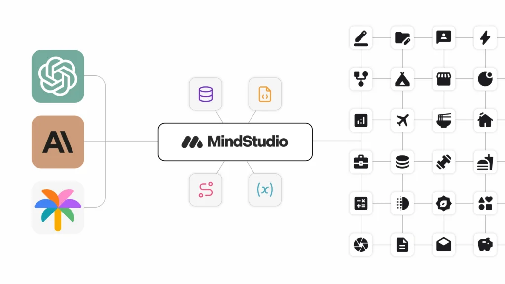 MindStudio connecting AI models with business systems and workflows