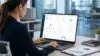 Compliance analyst reviewing due diligence risk signals on a digital dashboard