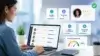 Candidate assessment dashboard showing skills, personality, behavioral insights, and job-fit scores