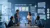 Business team using AI agents to automate work and improve productivity