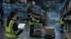 Smart warehouse workflow with inventory management and tracking, barcode scanning, stock alerts, and digital order management