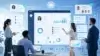 HR software dashboard showing employee profiles, analytics, payroll, and team workflows