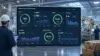 Manufacturing KPIs dashboard showing production quality maintenance and cost metrics