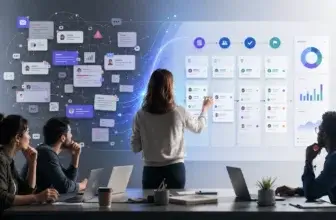 Team simplifying hidden workflow friction on a digital board