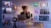 Creator workspace with design, video, podcast, mobile content, and analytics tools