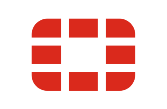 Fortinet FortiGate red security emblem on a white background