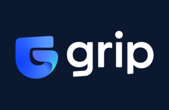 Grip Security icon on a dark blue background