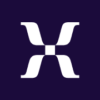 Mixpanel icon in white on a dark purple background