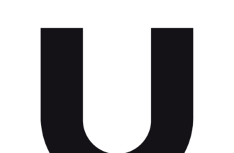 Upwind icon with a black U and multicolor gradient bar